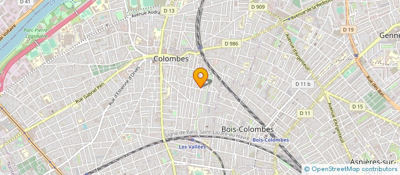 localisation de l'entreprise COSMOSE PARIS  COLOMBES