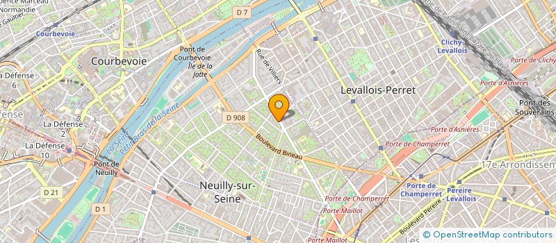 localisation de l'entreprise COSMOTECH  NEUILLY-SUR-SEINE
