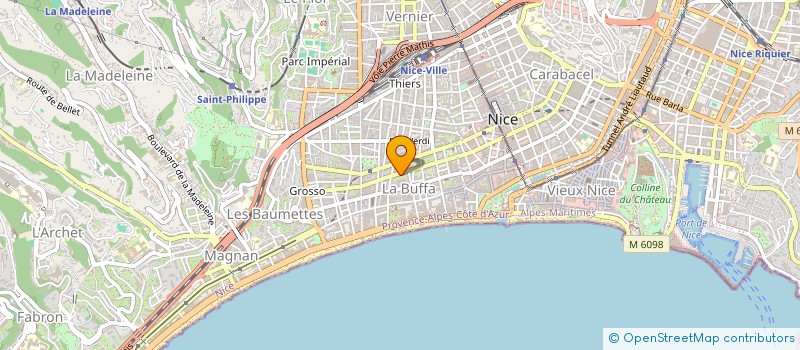 localisation de l'entreprise COSMOTONE  NICE