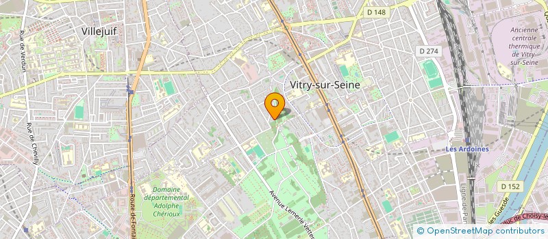 localisation de l'entreprise COSMOTS à VITRY-SUR-SEINE