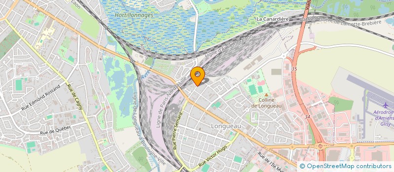 localisation de l'entreprise COSMOVIE à LONGUEAU