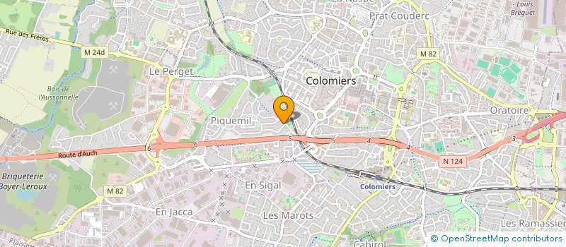 localisation de l'entreprise COSMOWE à COLOMIERS