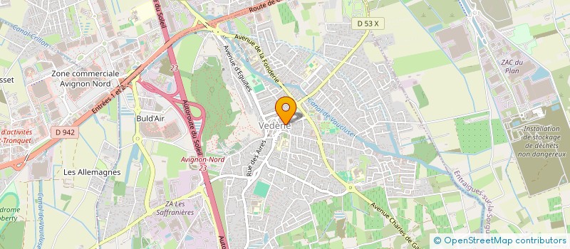 localisation de l'entreprise COSMOZE  VEDENE