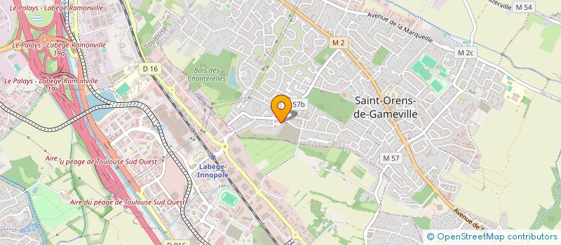 localisation de l'entreprise COSMY SOLUTIONS à SAINT-ORENS-DE-GAMEVILLE