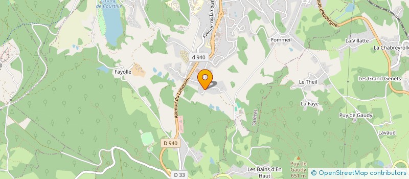 localisation de l'entreprise COSNAEL à GUERET