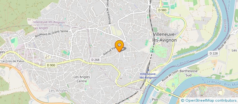 localisation de l'entreprise COSNARD  LE BRISSE  VILLENEUVE-LES-AVIGNON