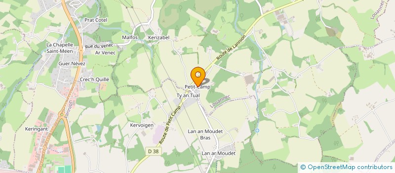 localisation de l'entreprise COSNARD-LUCAS à LOUANNEC