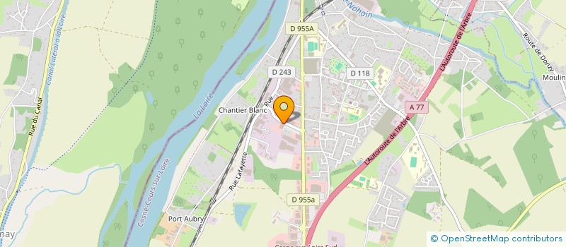localisation de l'entreprise COSNE à COSNE-COURS-SUR-LOIRE