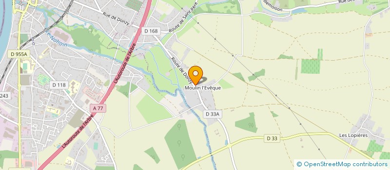 localisation de l'entreprise COSNE TRANSPORTS à COSNE-COURS-SUR-LOIRE
