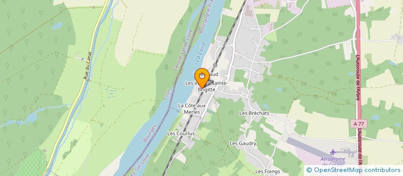 localisation de l'entreprise COSNE VOLLEY BALL à COSNE-COURS-SUR-LOIRE
