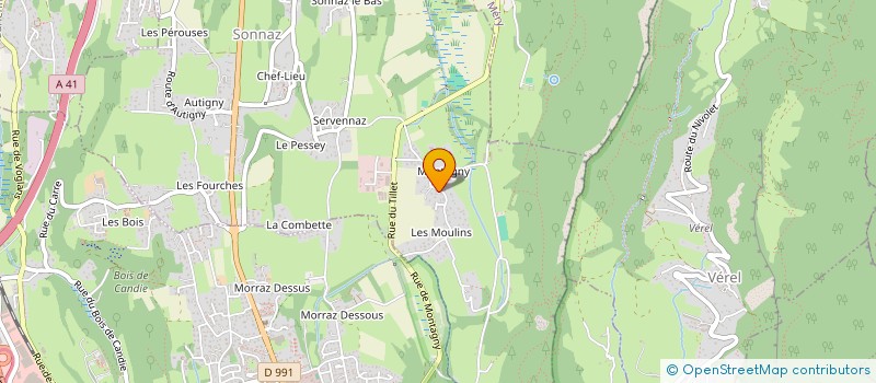 localisation de l'entreprise COSNEFROY IMAGE  SONNAZ