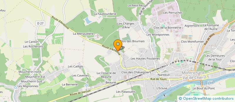 localisation de l'entreprise COSNIER REGIS  CHISSAY-EN-TOURAINE