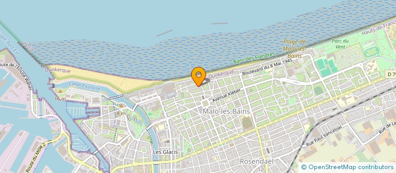 localisation de l'entreprise COSNO3 à DUNKERQUE