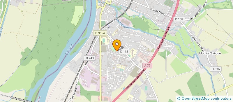 localisation de l'entreprise COSNOIS FOOTBALL CLUB à COSNE-COURS-SUR-LOIRE