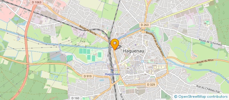 localisation de l'entreprise COSNOVA FRANCE S.A.R.L. à HAGUENAU