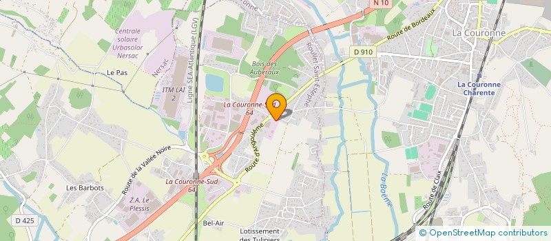 localisation de l'entreprise COSOLA à ROULLET SAINT ESTEPHE