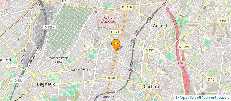 localisation de l'entreprise COSPART à BAGNEUX