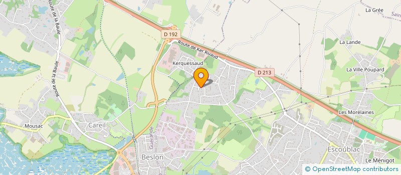 localisation de l'entreprise COSPIEL  LA BAULE-ESCOUBLAC