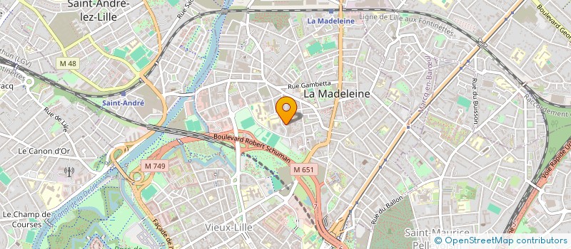 localisation de l'entreprise COSPLAYERS AND CO à LA MADELEINE