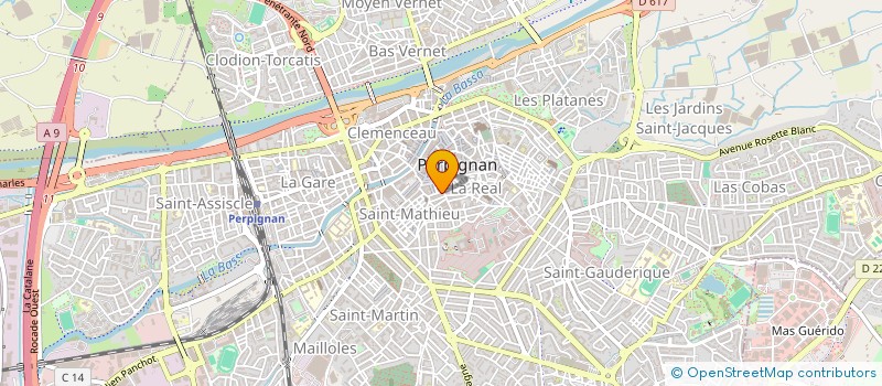 localisation de l'entreprise COSPO  PERPIGNAN