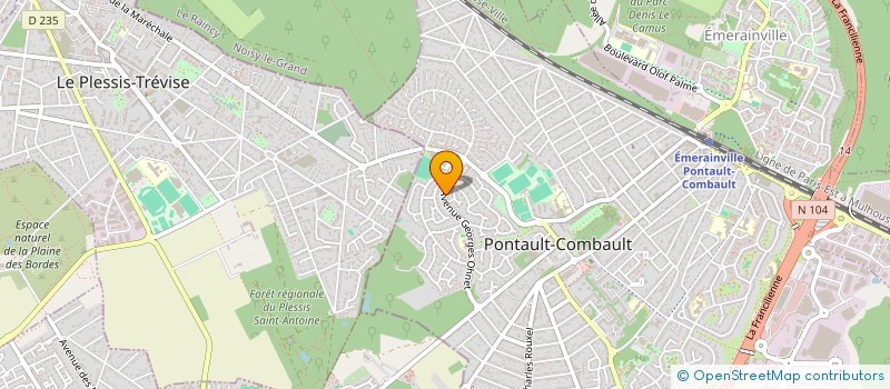 localisation de l'entreprise COSPOP à PONTAULT-COMBAULT