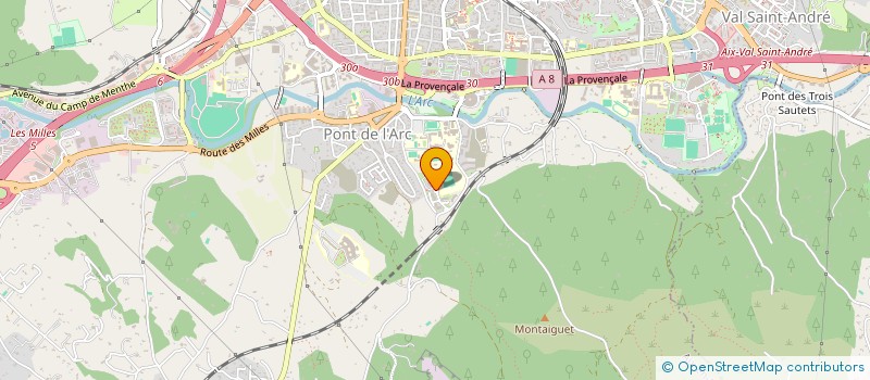 localisation de l'entreprise COSPRONS - MERIZZO à AIX-EN-PROVENCE