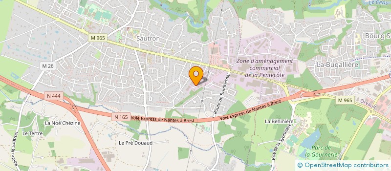 localisation de l'entreprise COSQUER SARL à SAUTRON