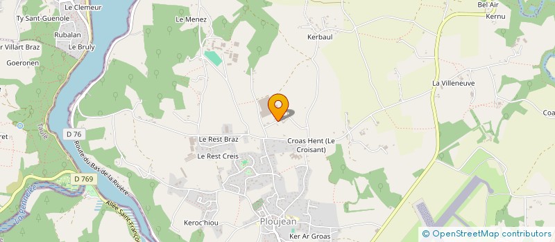 localisation de l'entreprise COSQUEROU ENERGY à MORLAIX