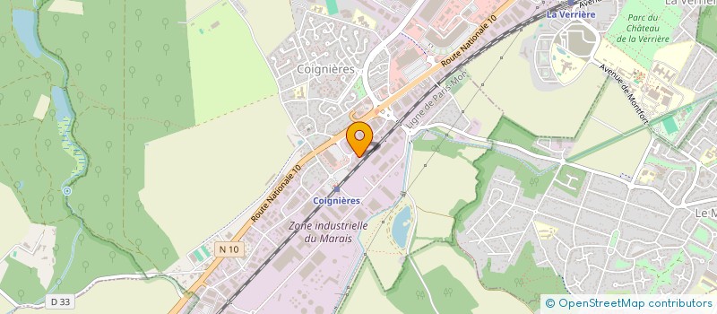 localisation de l'entreprise COSSA à COIGNIERES