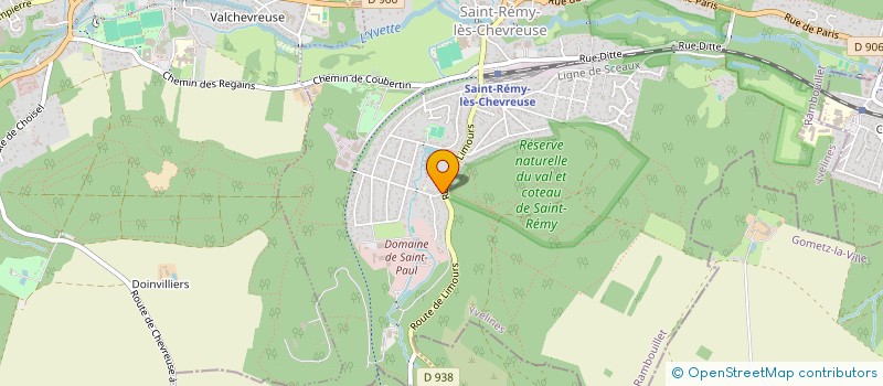 localisation de l'entreprise COSSALTER  SAINT-REMY-LES-CHEVREUSE