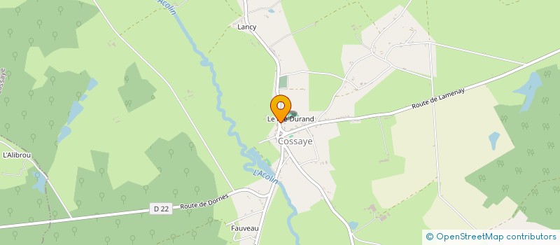 localisation de l'entreprise COSSAYE LUCENAY DORNES HANDBALL à COSSAYE