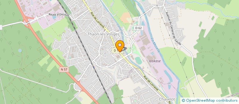 localisation de l'entreprise COSSERAT QUENTIN à THAON-LES-VOSGES
