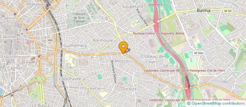 localisation de l'entreprise COSSET GAUSSIN IMMOBILIER à TOULOUSE