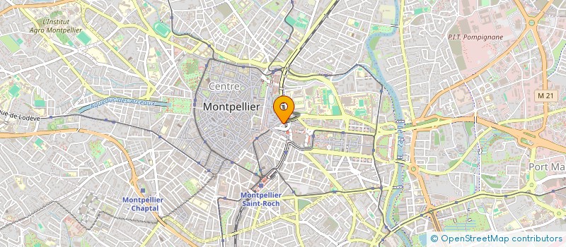 localisation de l'entreprise COSSI - ANATZ  MONTPELLIER