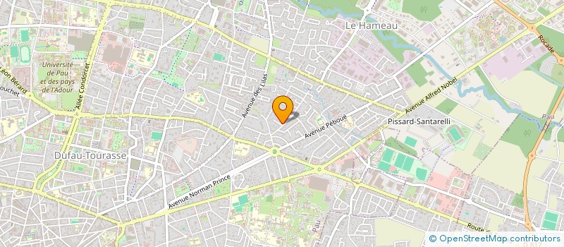 localisation de l'entreprise COSSIPREV à PAU