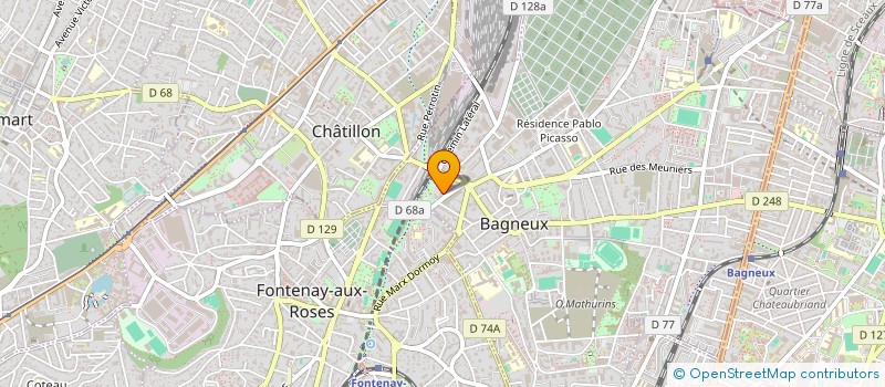 localisation de l'entreprise COSSON CONSULTING  BAGNEUX