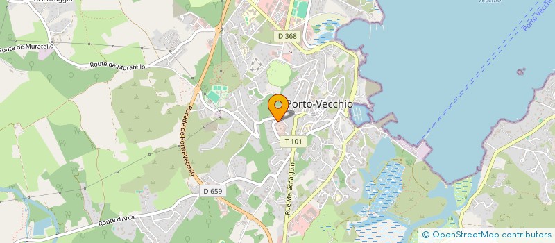 localisation de l'entreprise COSSU GLM à PORTO-VECCHIO