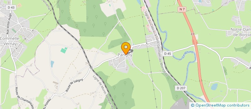 localisation de l'entreprise COST'ART  LE COTEAU