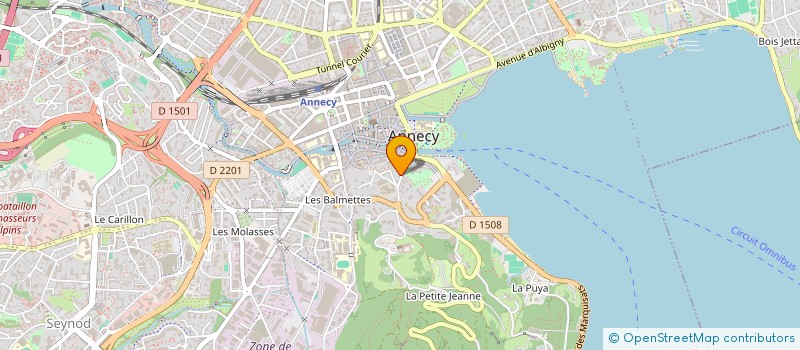 localisation de l'entreprise COST CONTROL CONSULTING à ANNECY