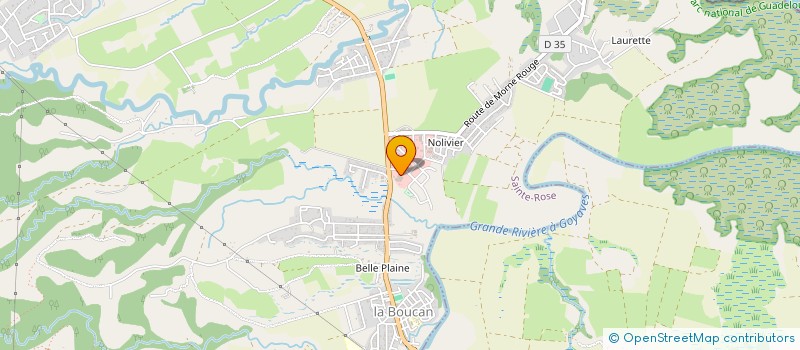 localisation de l'entreprise COST'EAU GUADELOUPE  SAINTE-ROSE