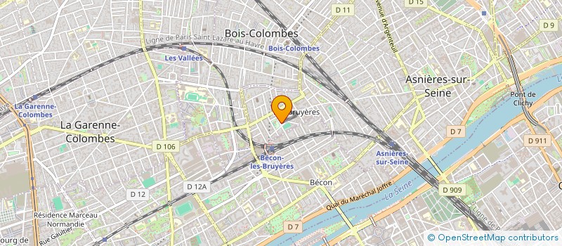 localisation de l'entreprise COST IMMOBILIER GESTION à ASNIERES-SUR-SEINE