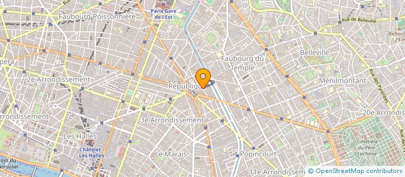 localisation de l'entreprise COSTA  PARIS