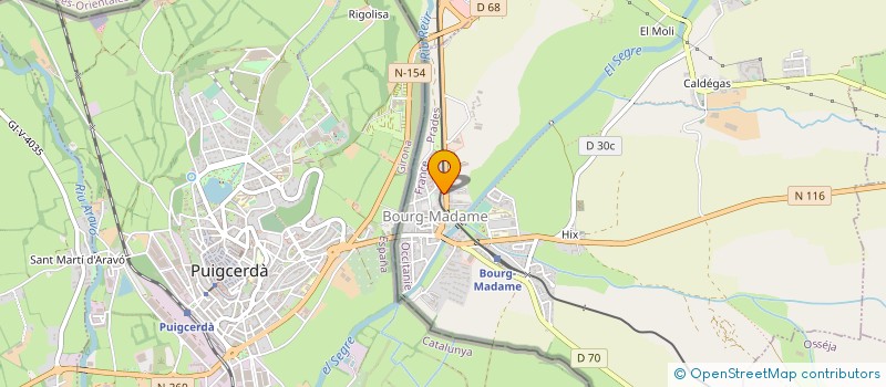 localisation de l'entreprise COSTA  BOURG-MADAME