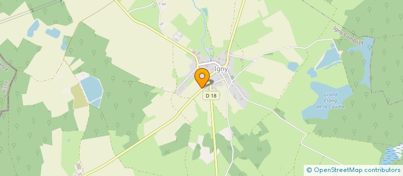 localisation de l'entreprise COSTA ANDRE JOSE  IGNY-COMBLIZY