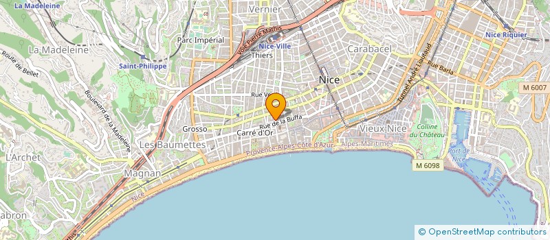 localisation de l'entreprise COSTA AZZURRA CHI DOVE QUANDO à NICE