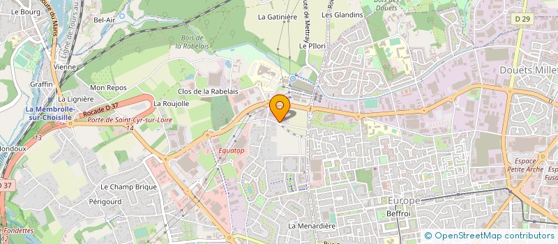 localisation de l'entreprise COSTA-BARDAGE à SAINT-CYR-SUR-LOIRE