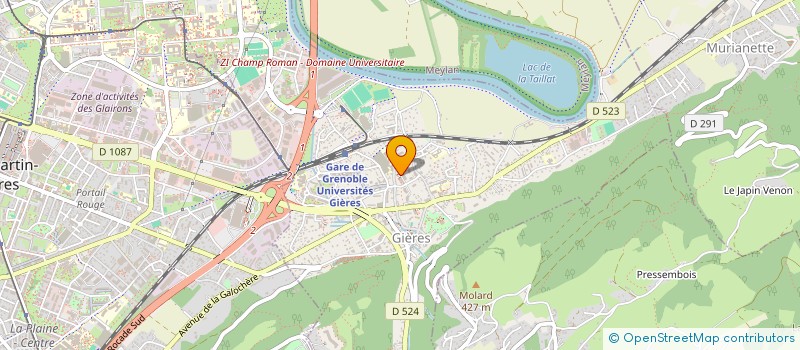 localisation de l'entreprise COSTA BLANCA  GIERES