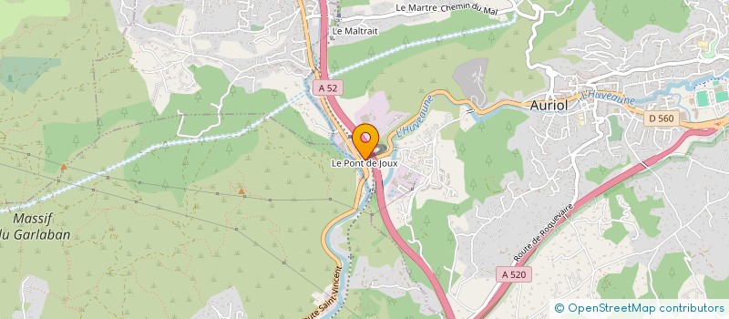 localisation de l'entreprise COSTA CARRELAGE  AURIOL