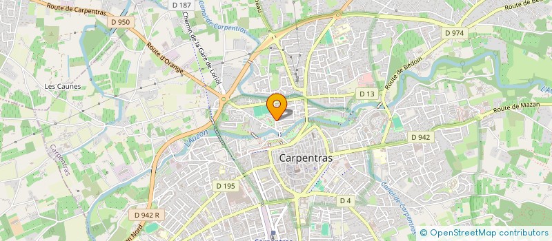 localisation de l'entreprise COSTA DANIEL PLAQUISTE  CARPENTRAS