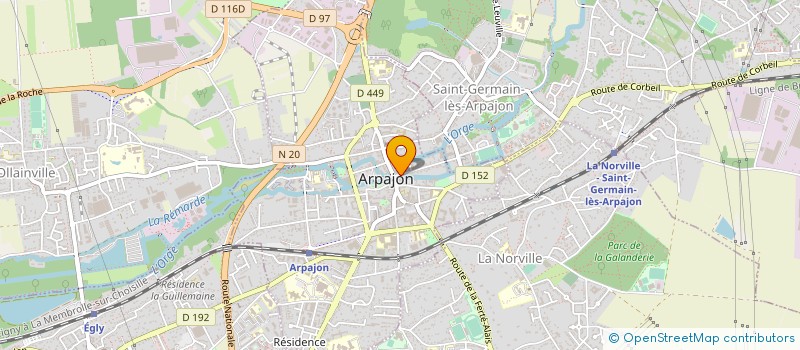 localisation de l'entreprise COSTA ET GILIBERTI à ARPAJON